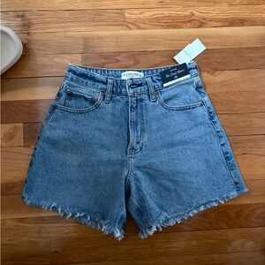 NWT Abercrombie & Fitch Medium Blue Denim Shorts